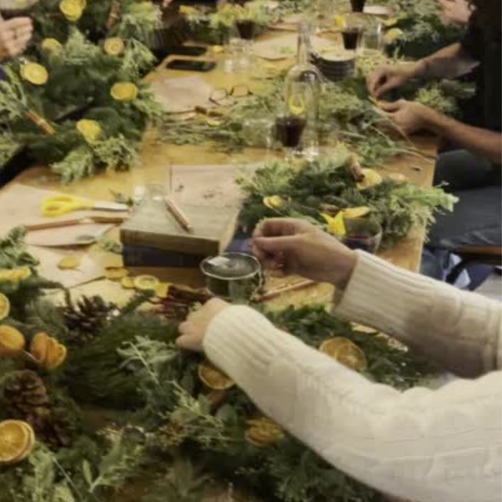 Christmas Wreath Making Workshop, SHOREDITCH LONDON - £59